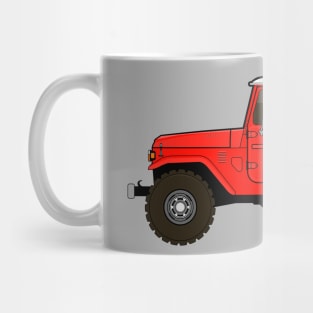 fj40 Land Cruiser red Mug